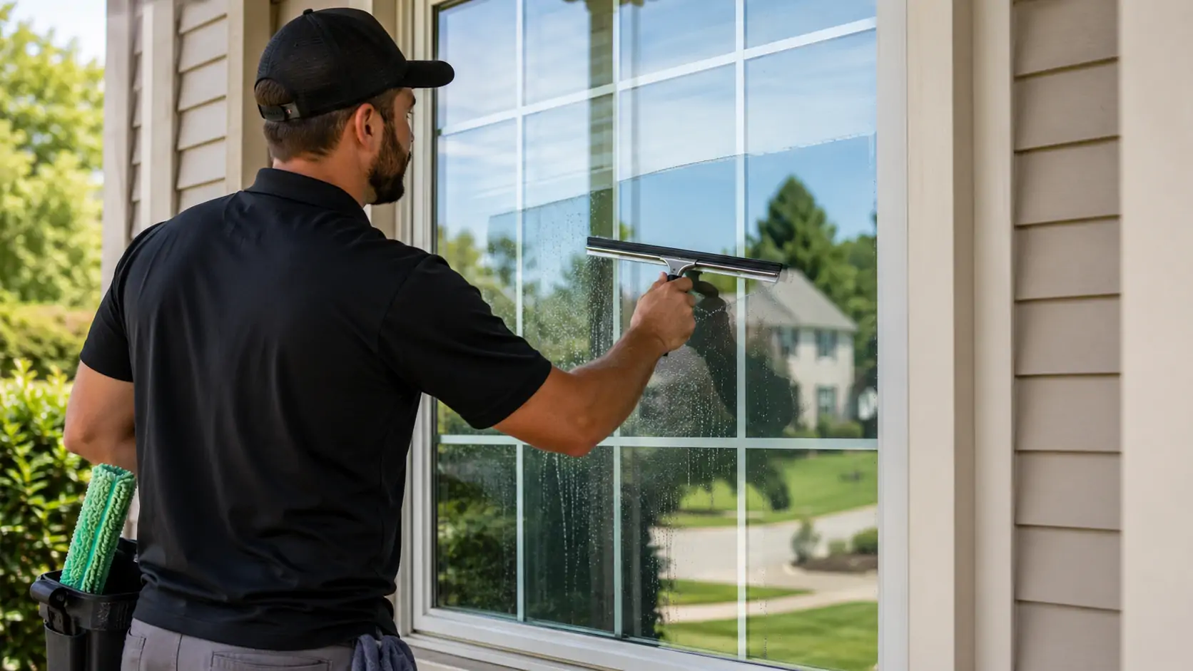 Streak-free residential window cleaning from Clear Exterior